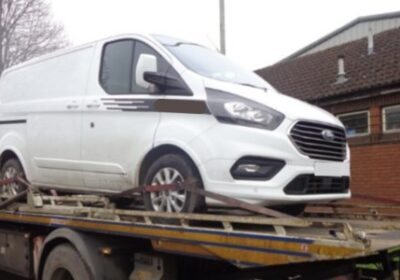 The van was seized from an address in Amesbury. Picture: Wiltshire Council/Wiltshire Police