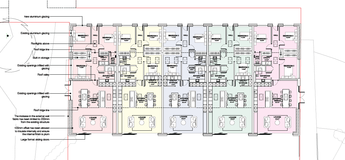 The proposed floor plan Picture: Atlas Planning