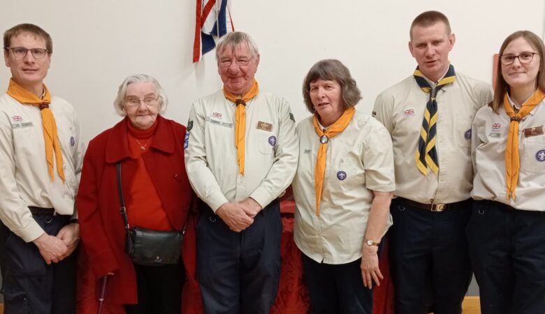 Andrew was joined by family members during the celebration Picture: Mark Warner