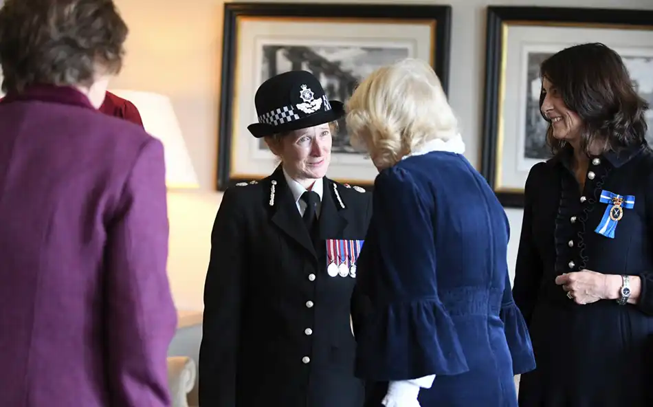 Chief Constable Catherine Roper meets The Queen