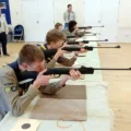 Explorers during the shooting contest