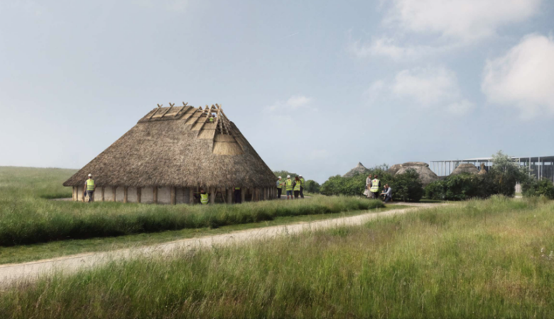 An artist's impression of the neolithic classroom Picture: English Heritage