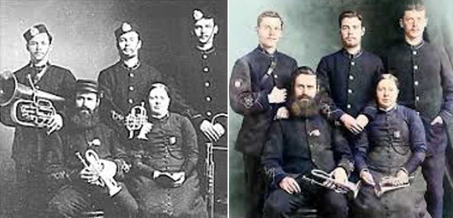Charles Fry and his family Pictures Salisbury Salvation Army