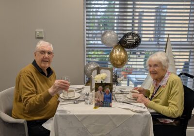 Friends and family shared the special day with the couple Picture: Wilton Place