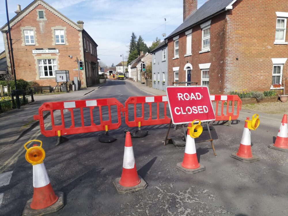 The town centre it still open to visitors Picture: Fordingbridge Town Council