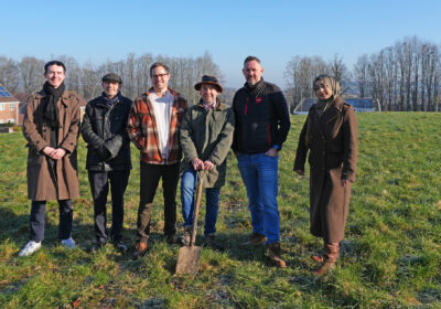 Some trees have already been planted at the site Picture: Salisbury City Council