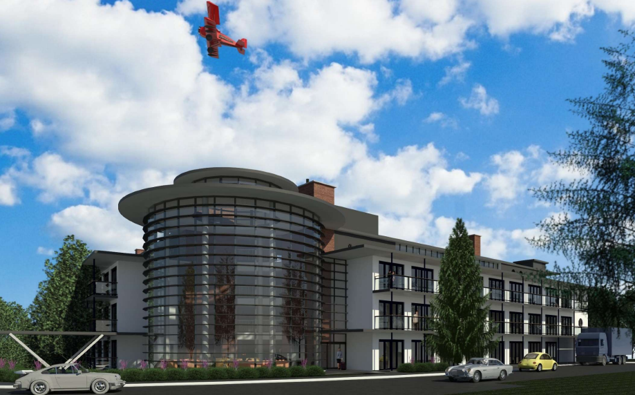 An artist's impression of the planned hotel Picture: Cutler Architects