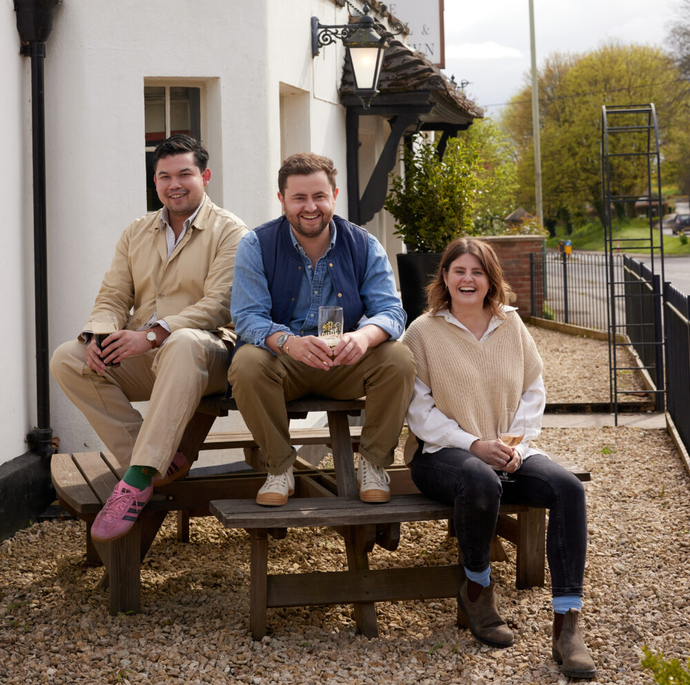 Chickpea Group’s founders, Tommy Tullis, Ethan Davids, and Jordan Davids Picture: Wiltshire Community Foundation