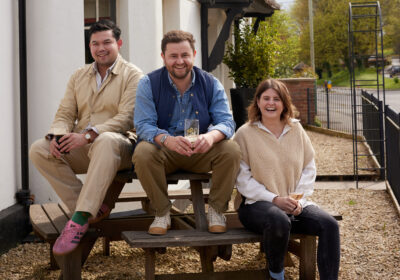 Chickpea Group’s founders, Tommy Tullis, Ethan Davids, and Jordan Davids Picture: Wiltshire Community Foundation