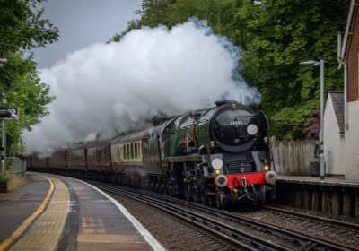 Clan Line at Ashurst in the New Forest Picture: MNLPS
