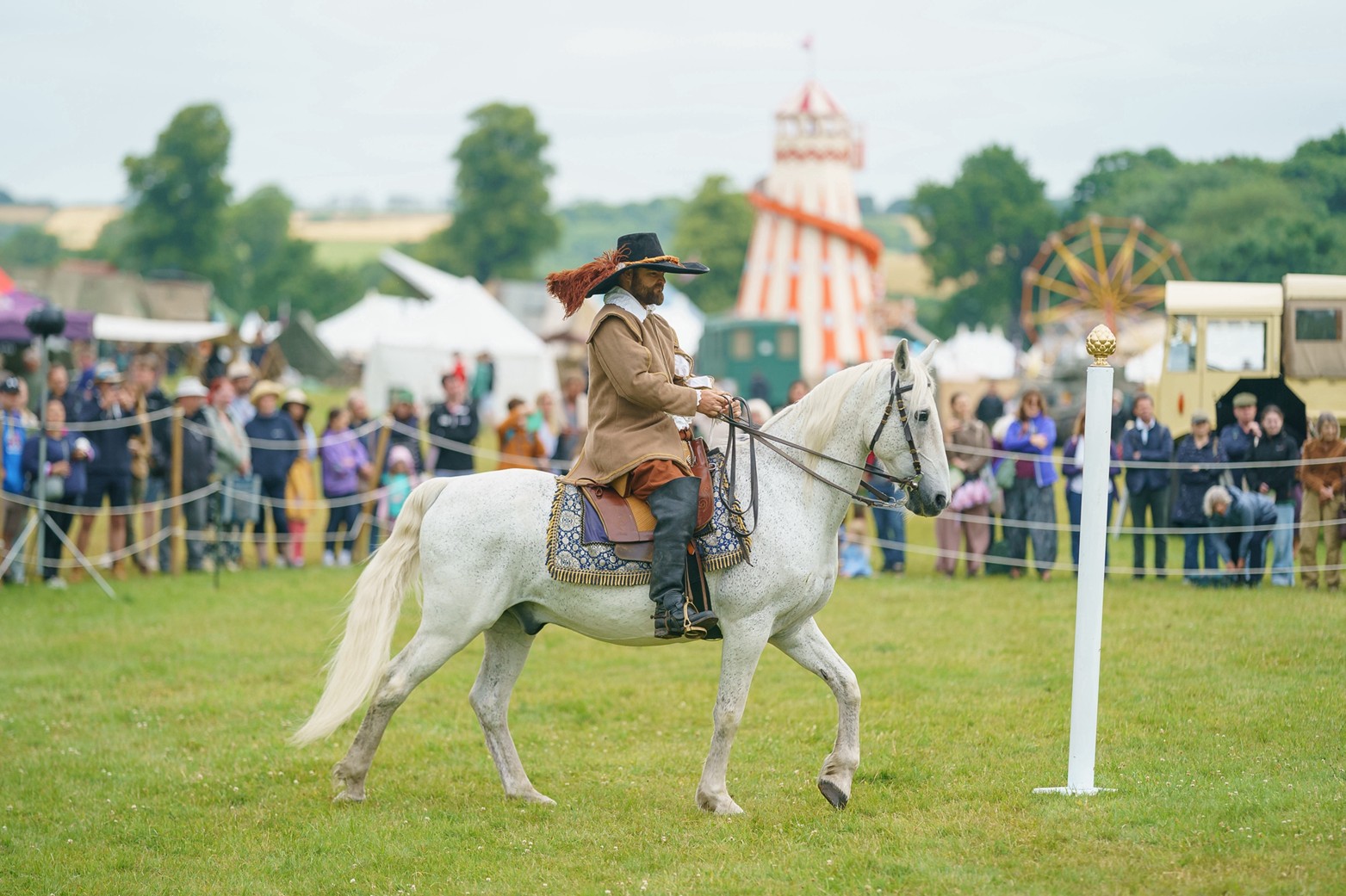 Historic Equitation at Chalke History Festival Picture: Ash Mills