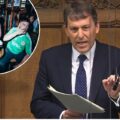 John Glen speaking in parliament Pictures: Parliament TV/Kneecap