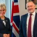 Wiltshire farmer Minette Batters with Defra Minister, Steve Reed. Picture: Gov.uk