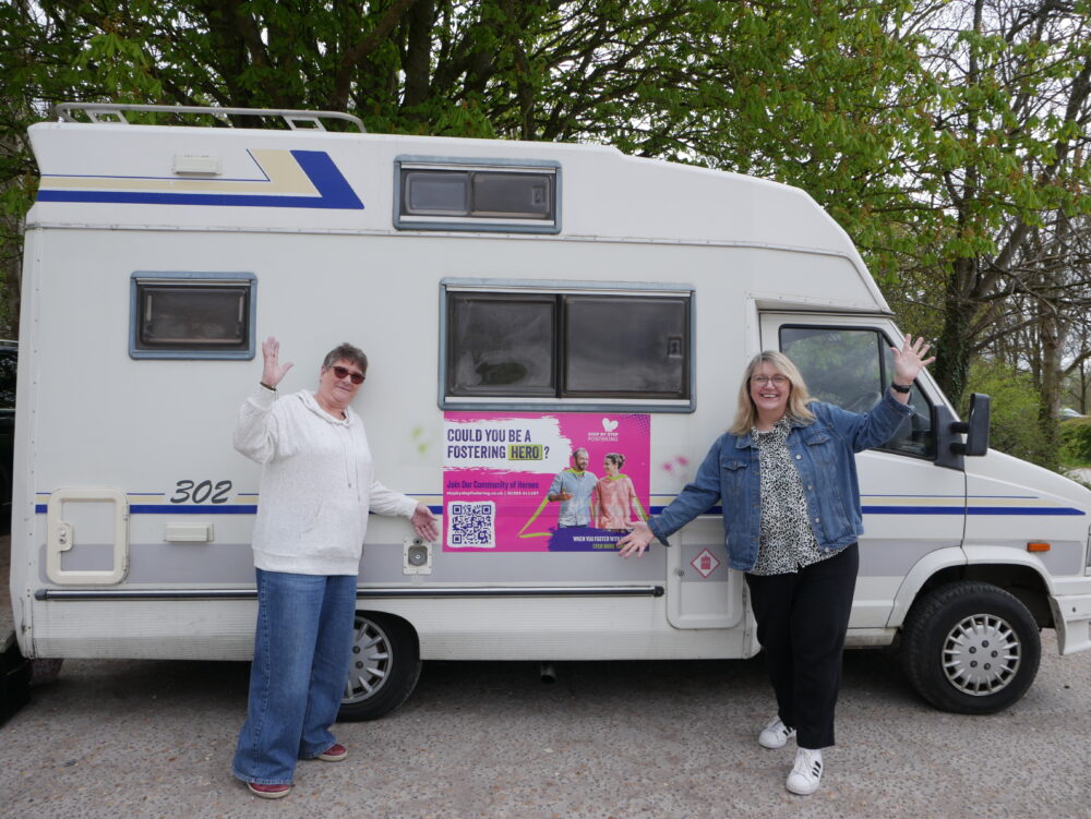 Sarah and Sue will be bringing Sue's motorhome to Salisbury Picture: Step By Step Fostering