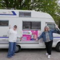 Sarah and Sue will be bringing Sue's motorhome to Salisbury Picture: Step By Step Fostering