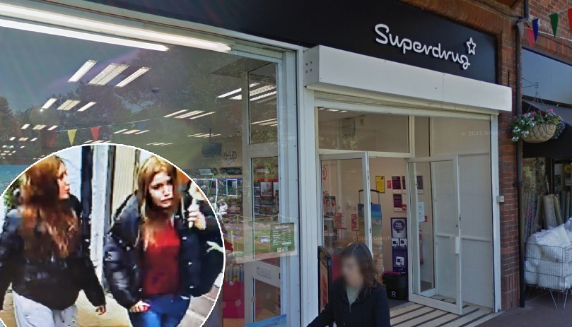 Police want to speak to the two people pictured Pictures: Google/Salisbury Police
