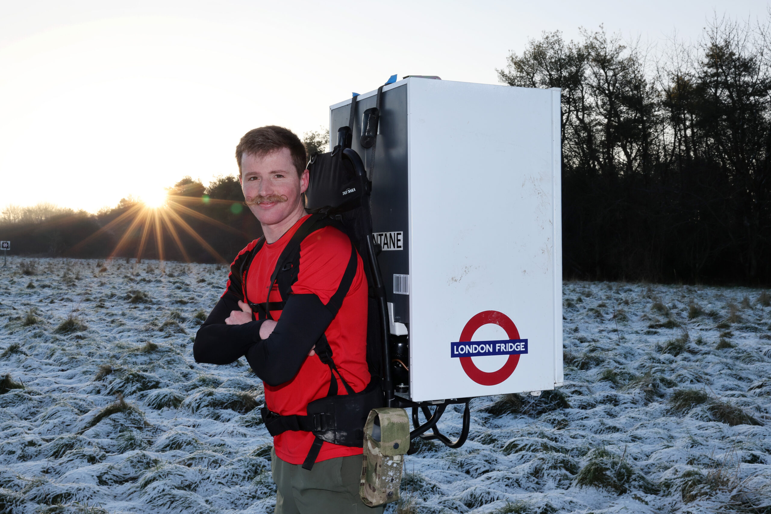 Joss has been training on the Salisbury Plain