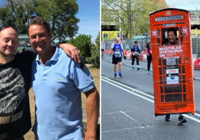 This is the third time Sid - The Running Phonebox - has ran in support of Muscular Dystrophy UK Picture: Muscular Dystrophy UK