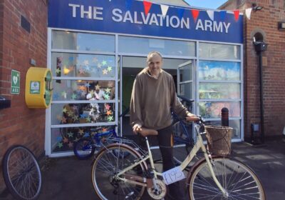 Stephen has renovated more than 300 bikes Picture: Salisbury Salvation Army