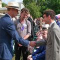 Cameron met the Duke of Edinburgh at a special celebration at Buckingham Palace Picture: DofE/Ian Smithers