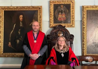 The Mayor of Wilton, cllr Alexandra Boyd with the Deputy Mayor of Wilton, cllr Christopher Harrison Picture: Wilton Town Council