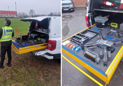 The GWP foam tray being used by Wiltshire Police’s UAV team Picture: GWP