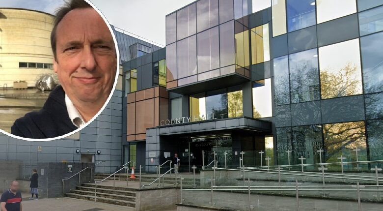 Wiltshire Council's Lib Dem leader Ian Thorn (inset) is encouraging a collaborative approach Pictures: Google/Ian Thorn/X