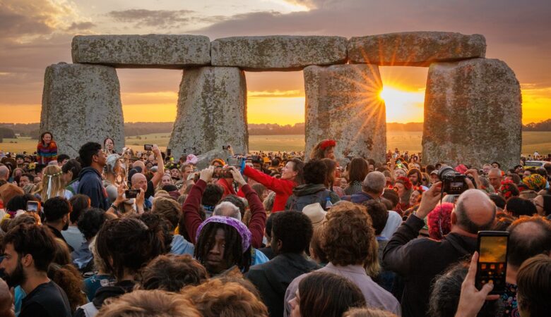 25,000 people attended Stonehenge for the summer solstice this year Picture: English Heritage