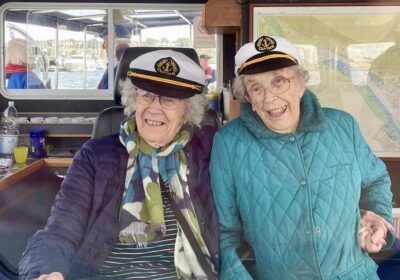 Resident Joan Coundley was allowed to be the skipper Picture: Barchester Healthcare