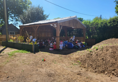 The classroom was built over eight days Picture: Friends of Western Downland