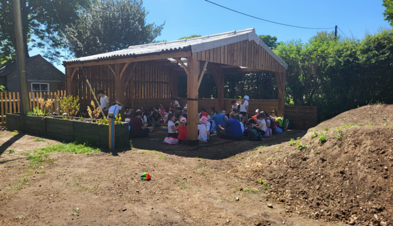 The classroom was built over eight days Picture: Friends of Western Downland