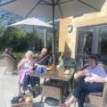 Residents enjoying the warmer weather Picture: Wilton Place