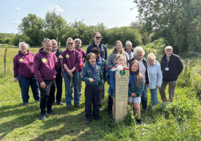 1st Laverstock Scouts helped make the project a reality Picture: Laverstock & Ford Parish