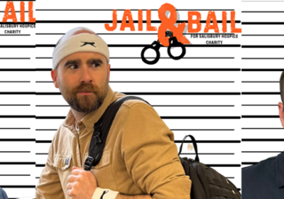 Andy North, Anthony Rice and Christian Airey are three of the six 'prisoners' Pictures: Salisbury Hospice Charity