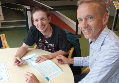 Jamie has now graduated the Read Easy course Picture: South and East Wiltshire Read Easy