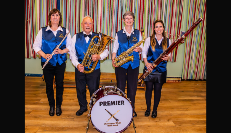 The fab four founding members Picture: Durrington Walls Wind Band
