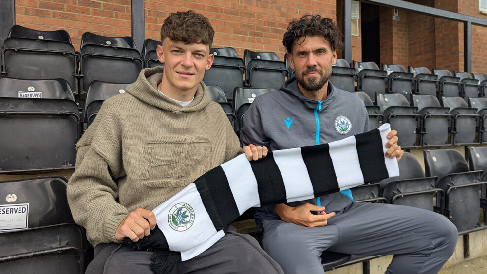 Tommy Willard is one of two new signings through the door at Salisbury FC Picture: Salisbury FC