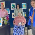 The residents' art proved popular with passers by Picture: Milford House Care Home