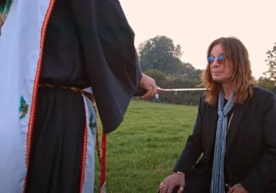 Ozzy being knighted by King Arthur Pendragon Picture: King Arthur Pendragon