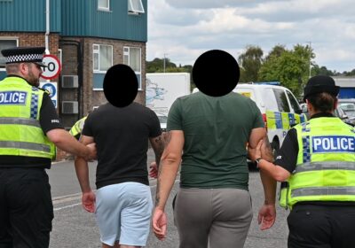 Two people were arrested for immigration offences Picture: Salisbury Police