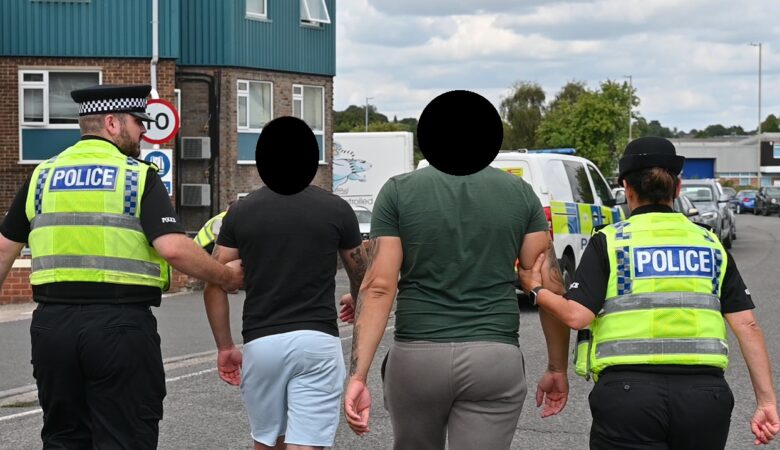 Two people were arrested for immigration offences Picture: Salisbury Police