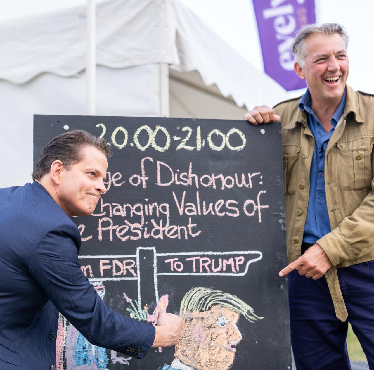 Anthony Scaramucci and James Holland Picture: Martin Cook