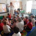 Children engrossed in the workshop Picture: The Arts Society Salisbury