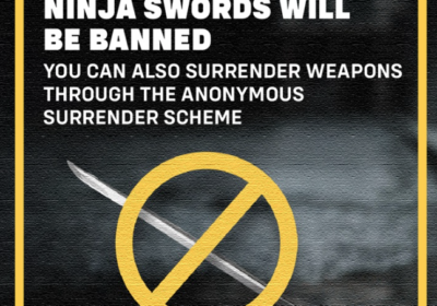 Compensation is being offered for those who surrender their swords Picture: HM Government