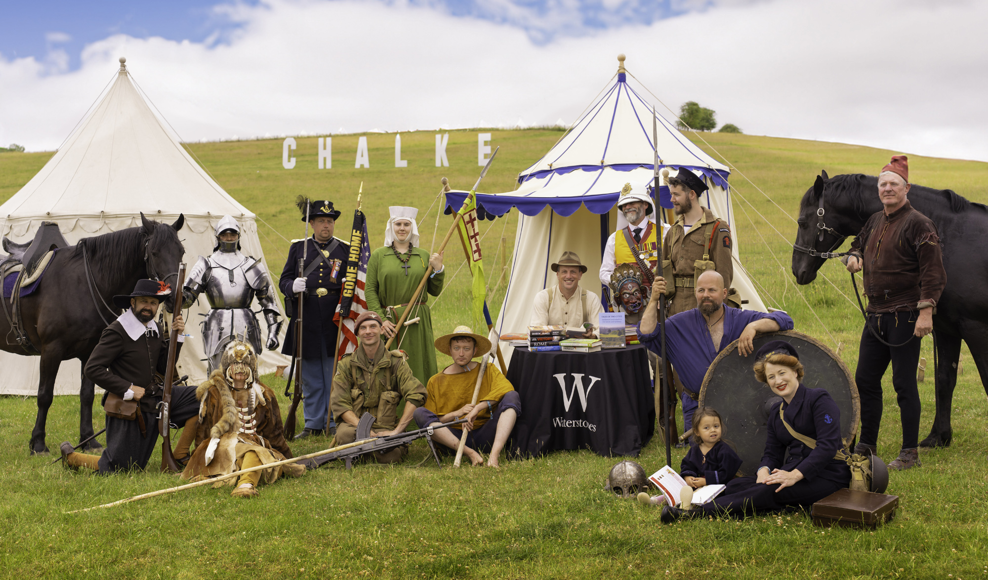 Living Historians group at Chalke Picture: Ash Mills