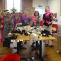 Volunteers working hard to organise the collection Picture: Salisbury Soroptimists