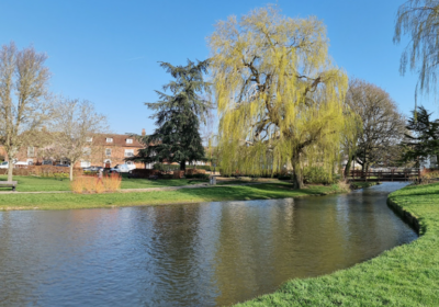 The River Avon flowing through Queen Elizabeth Gardens Picture: Google/James Roddie