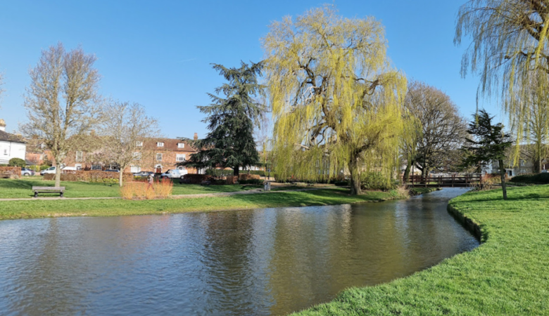 The River Avon flowing through Queen Elizabeth Gardens Picture: Google/James Roddie