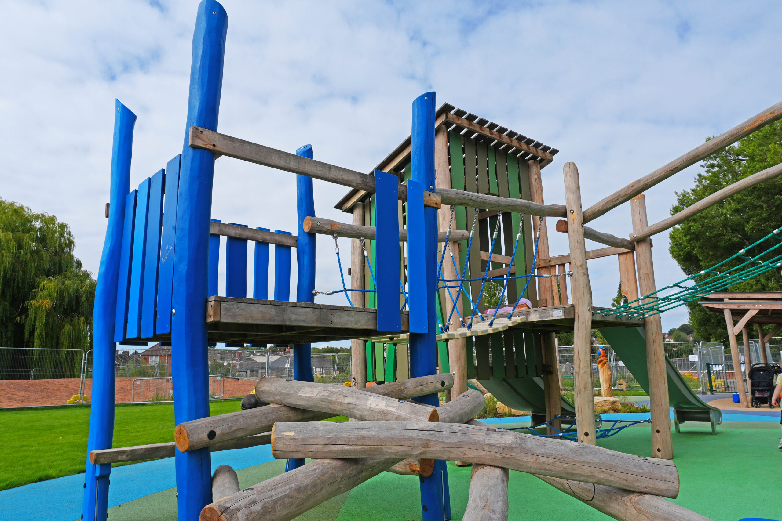 The play area saw input from local schoolchildren Picture: Wiltshire Council