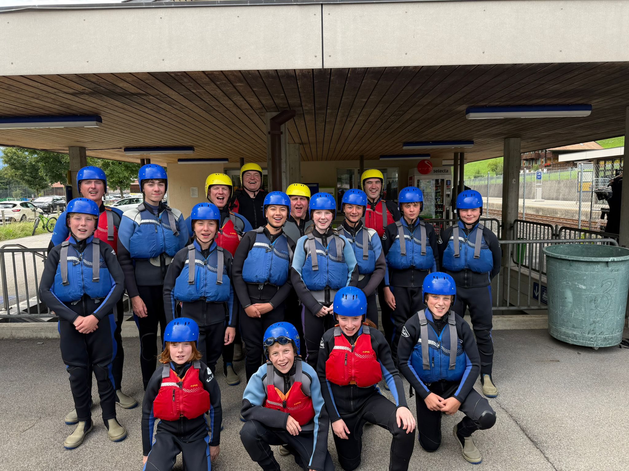 Crew B white water rafting Picture: Ian Porter